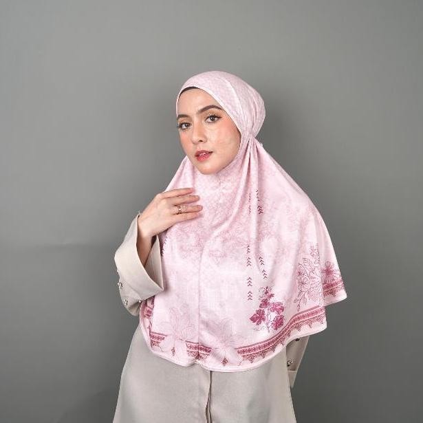 (New)>> Bergo Inaya | Jilbab Instan Bergo Maryam | Instan Baiti Premium Printing | Khimar Syari