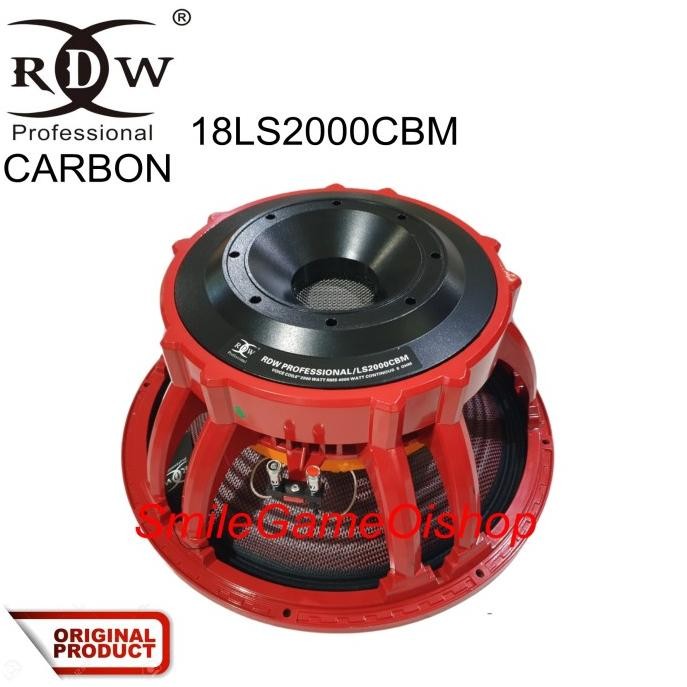 Speaker Komponen Rdw 18Ls2000 Cbm Carbon Speaker Subwoofer Rdw 18 In New Stok