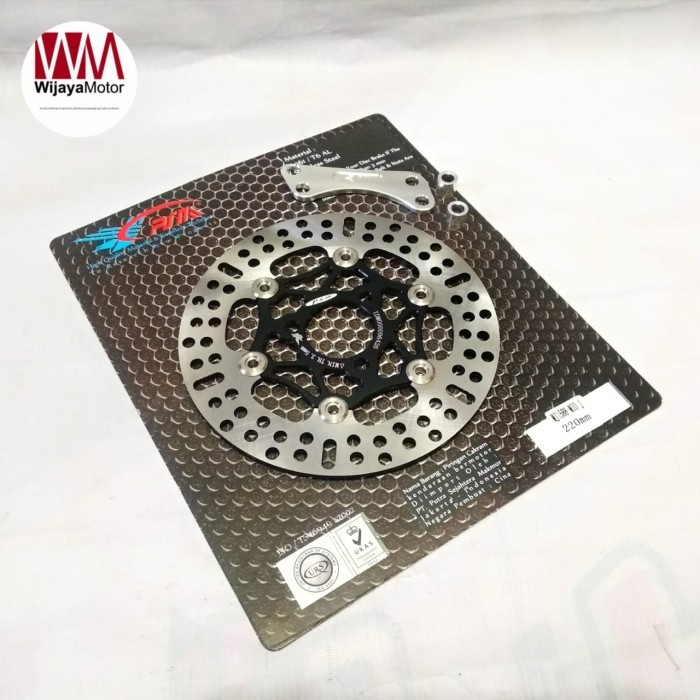 Disc Piringan Cakram PSM Mio J / Mio GT / Fino Fi / Xeon RC 220 mm Baut 3 PSM1588