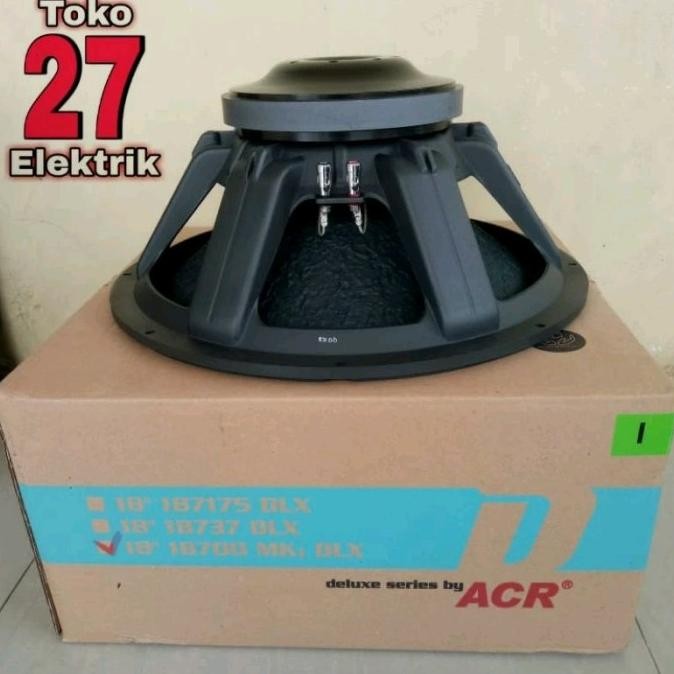 Speaker Acr Deluxe 18 Inch 18700 Mk Dlx New Stok