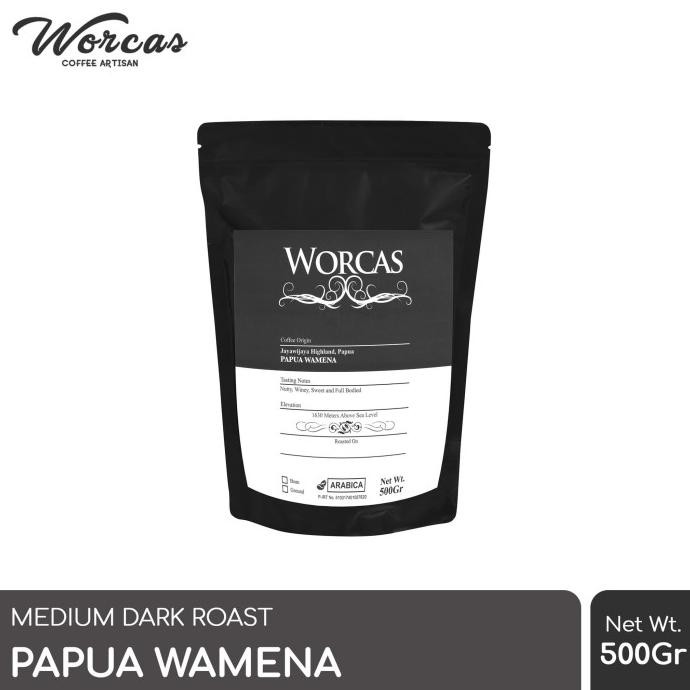 

Kopi Arabica Papua Wamena 500 Gram (Biji/Bubuk) | Worcas Coffee