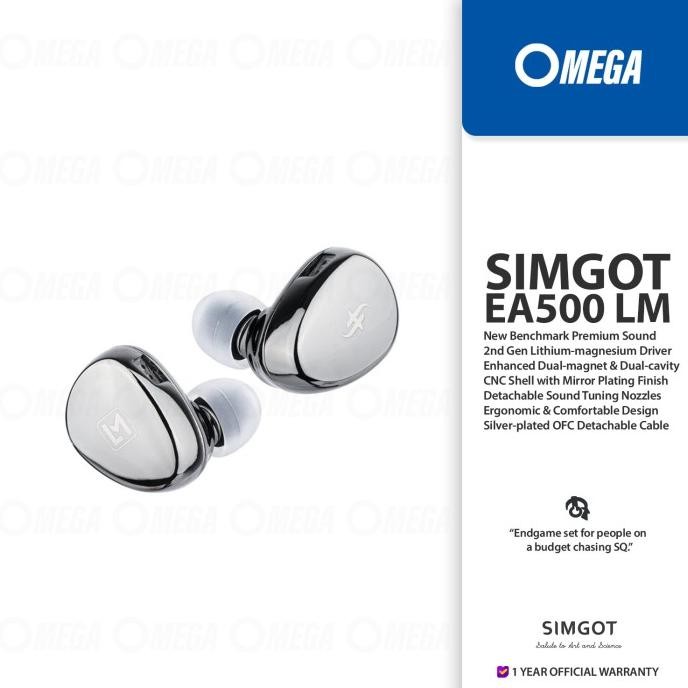 Simgot Ea500Lm/Ea500 Lm 2Nd Gen Upgraded Driver 2Pin In-Ear Iem New Stok