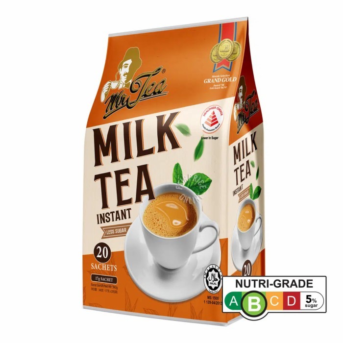 

Mr.Tea Instant Milk Tea - Less Sugar 20 x 17g