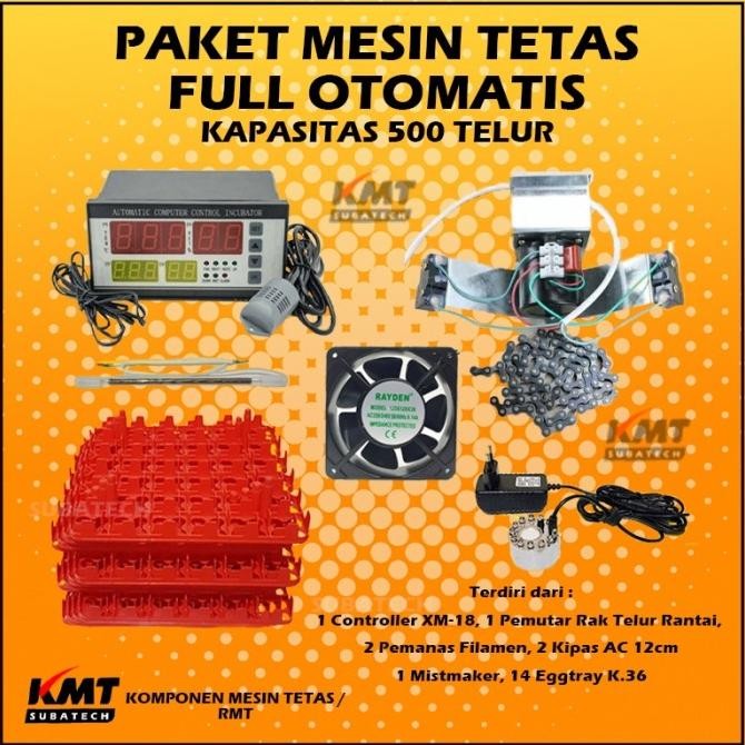Paket Lengkap Mesin Tetas Full Otomatis Kapasitas 500 Telur Penetas Original dan Terpercaya