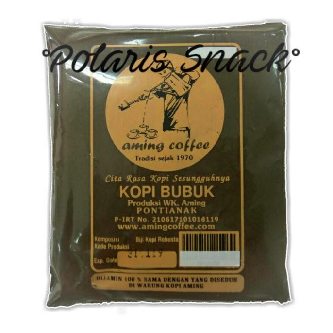 

Kopi bubuk aming pontianak 500 gr / Aming Coffee / Kopi pontianak