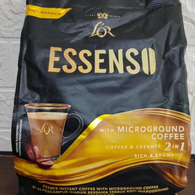 

Kopi Essenso Malaysia 2in1 rich&Aromatic with microground Arabica