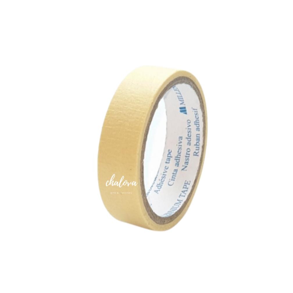 

Promo [Slop] Isolasi Kertas 3/4 Inch Millenium Isi 10 Pcs / Masking Tape Millenium 3/4" / Lakban Kertas Millenium