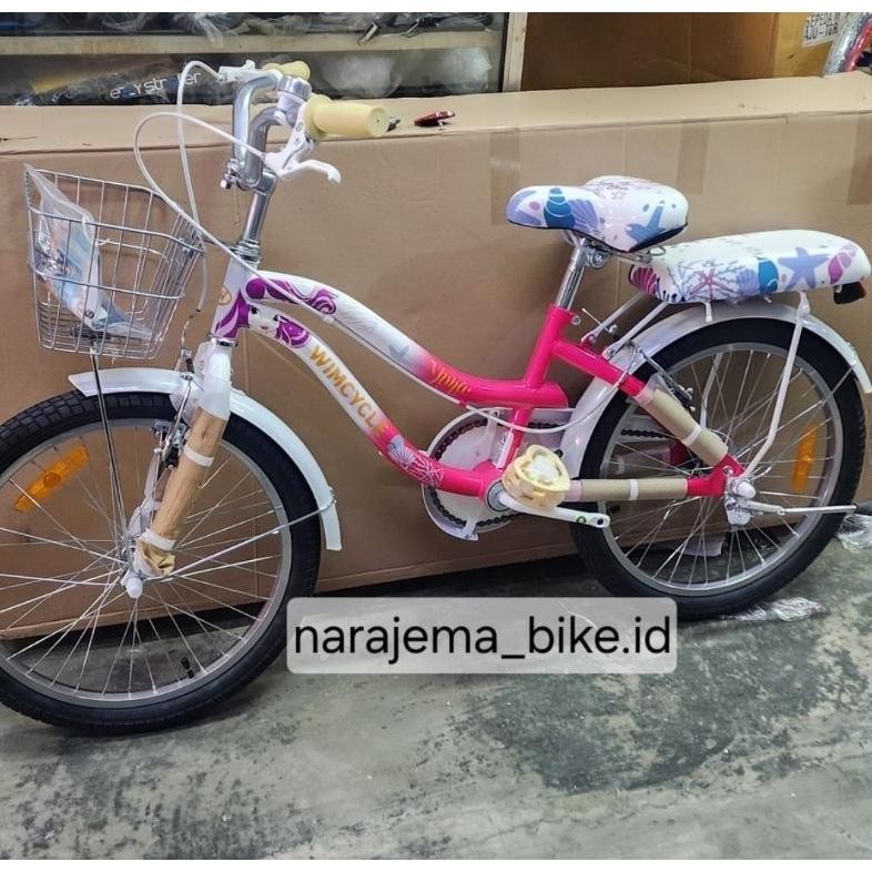 Promo Terbaru Sepeda Mini 20 inc YUNA Wimcycle sepeda anak perempuan Murah