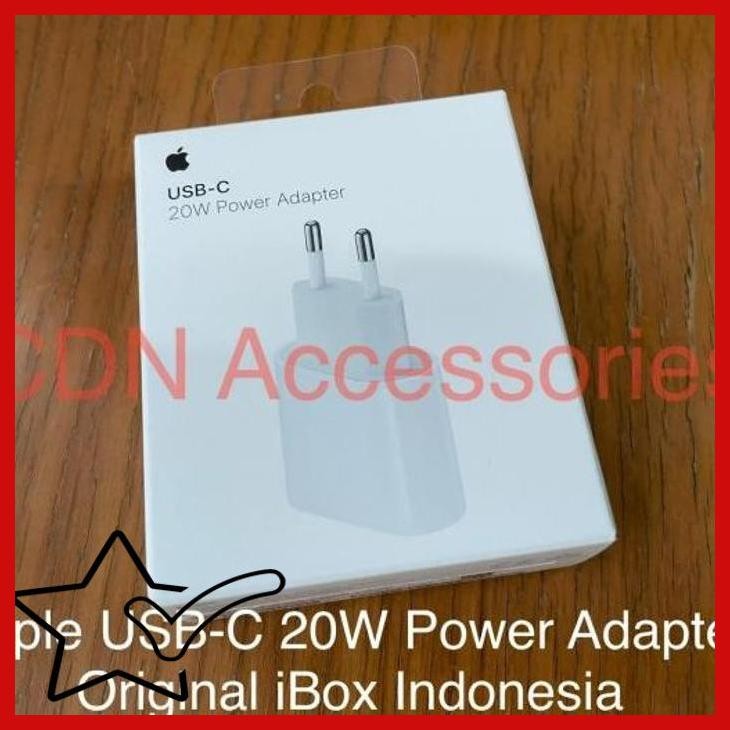 [CDN] APPLE USB TYPE C 20W POWER ADAPTER ADAPTOR FOR IPHONE IPAD IWATCH ORIGINAL IBOX