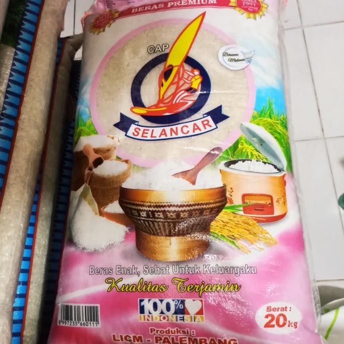 

Terlaris Beras Premium 20 Kg Cap Ikan Patin / Topi Koki / Selancar Ready Stok