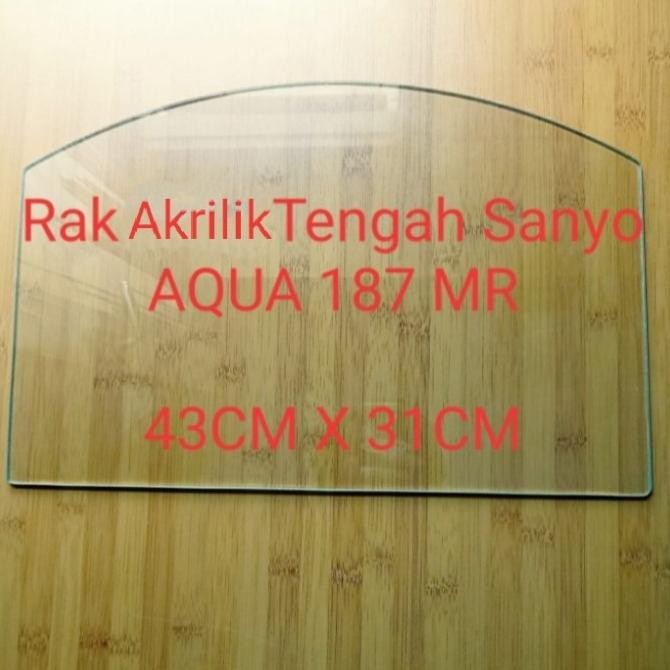 RAK KACA TENGAH KULKAS SANYO AQUA 187 MR 1 PINTU