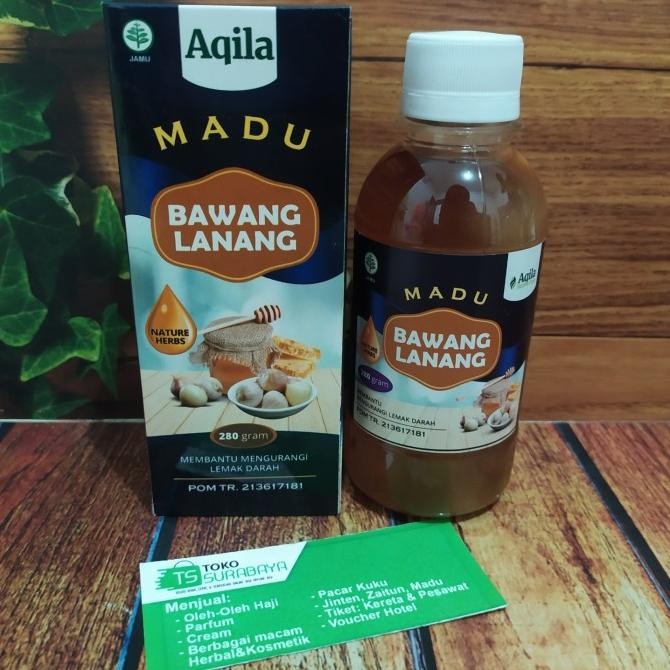 

~^~^~^] Madu Murni Bawang Lanang Tunggal Aqila 280gr Asli BPOM