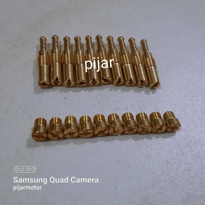 Silahkan Order] Spuyer Set 20pcs Pilot Main Jet Karburator PE PWL Ninja 150 R SS NSR