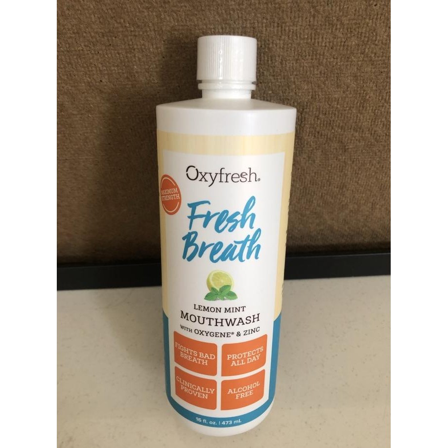 

Produk Baru!! kumur / mouthwash Oxyfresh Fresh breath lemon 473 ml + bonus odol