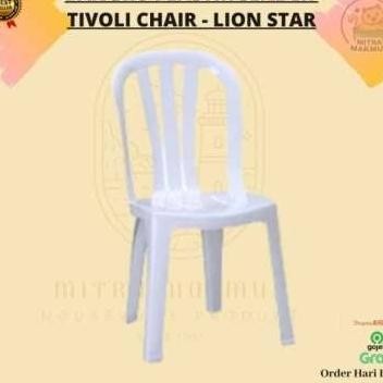 favorit] Bangku Kursi Plastik Sandar Putih Tivoli Lion Star Taman Pesta Acara