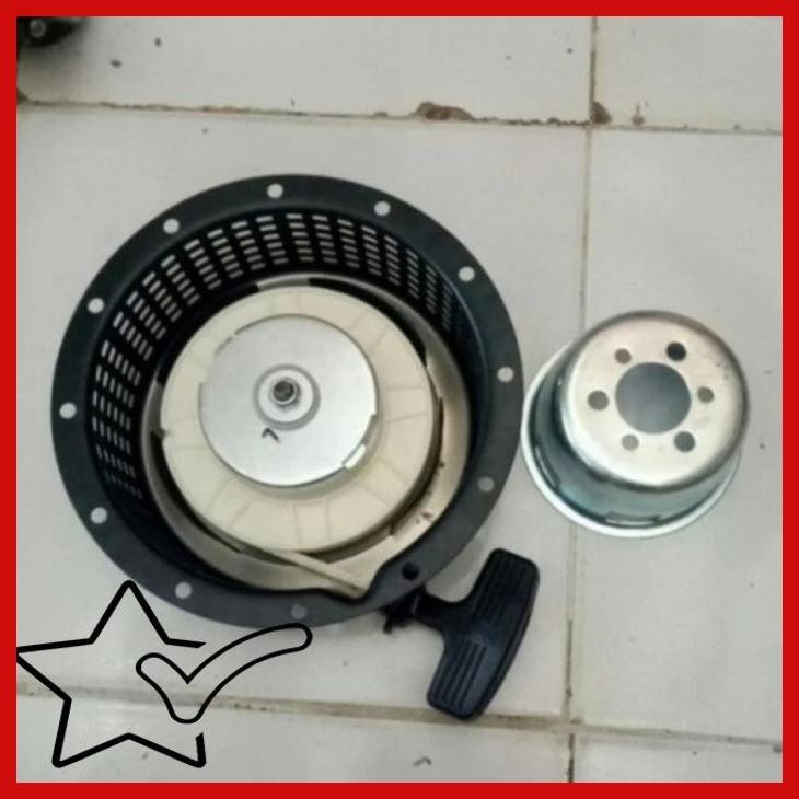 [SDB] 170F ( HITAM) RECOIL STARTER ASSY W BOWL MESIN DIESEL TARIKAN CAP ENGKOL 170 F ( PLUS MANGKOK 