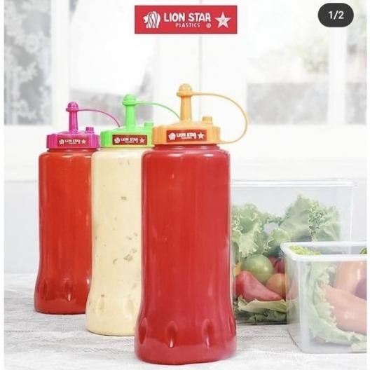] Botol Saos Lion Star Bistro 1L 1000ML | Botal Sambal Saus| Botol Kecap