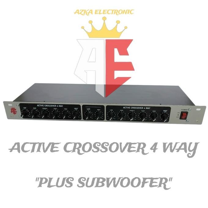 CO Murah Crossover Aktif 4 Way RANIC
