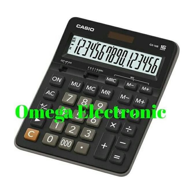

Baru GX 16B - Calculator Desktop Kalkulator Meja Kantor Office GX-16B