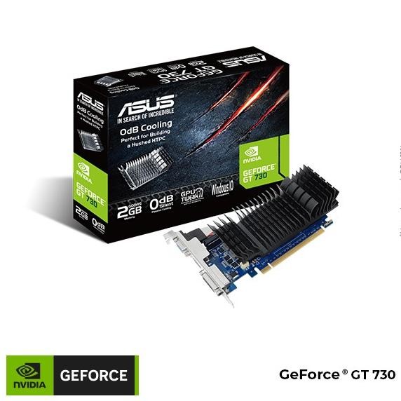 CO VGA Card ASUS GeForce GT 730 Silent 2GB GDDR5