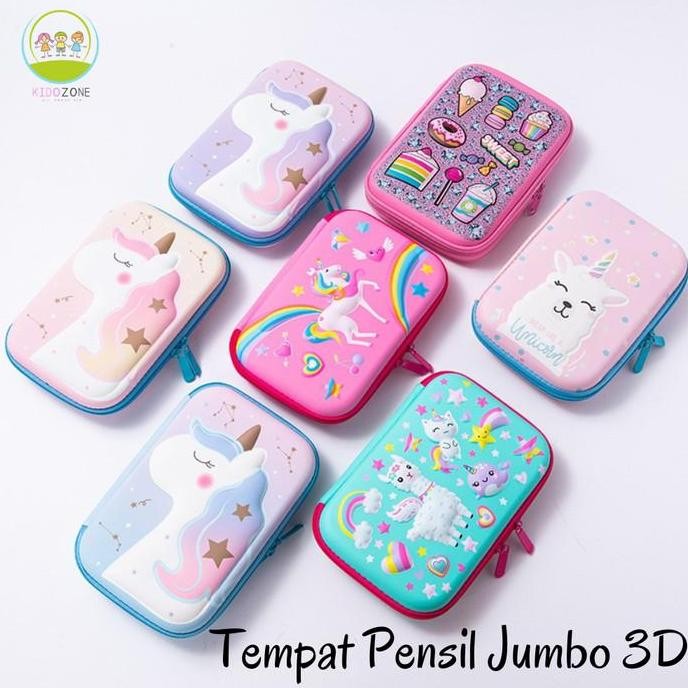 

diskon! tempat kotak tepak pensil karakter anak laki laki perempuan 3d pc0007 alat tulis stationery