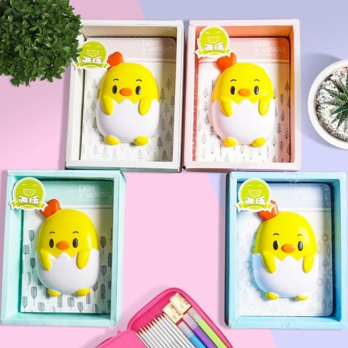 

Notebook Squishy Diary lucu / Agenda jurnal planner / Buku tulis anak !!