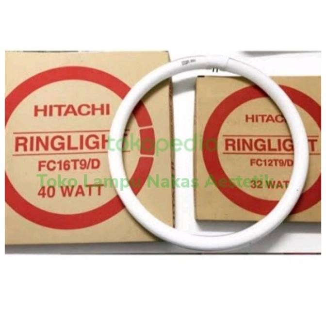 Lampu - Hitachi Lampu Tl Ring 32W 40W Kuning