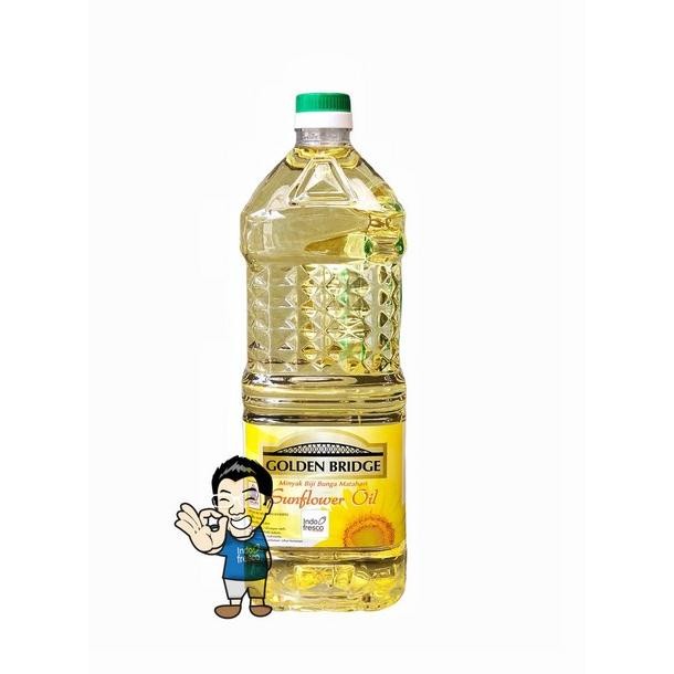 

Siap Kirim Golden Bridge Sunflower Oil- Minyak Biji Bunga Matahari 2L