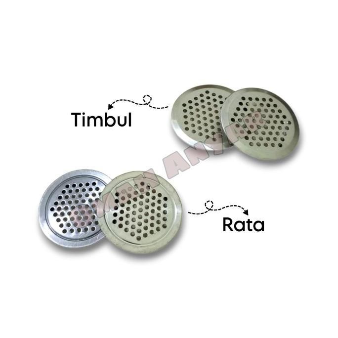 ------] Sarangan Hawa Lubang Hawa Angin Rak Sepatu SS Bulat