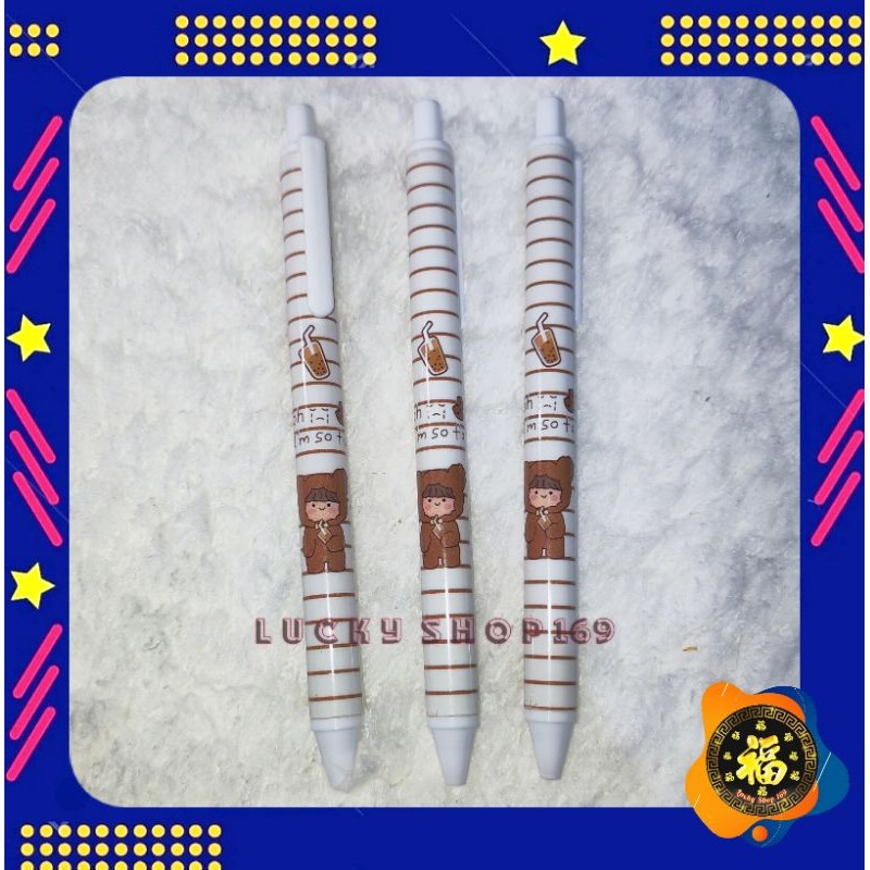 

Pulpen Mekanik Karakter 0,5 Fat Bear | Pen Estetik Cetek | 1 PCS