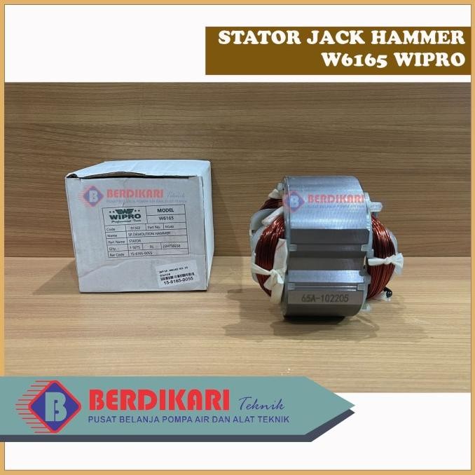 favorit] STATOR Demolition Hammer Jack Hammer W6165 W 6165 WIPRO ORIGINAL
