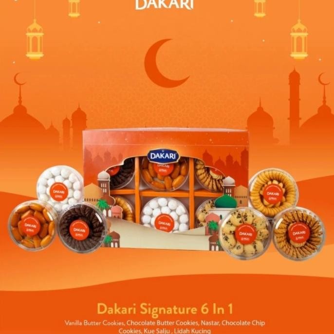 Kue Lebaran Dakari Hampers IdulFitri Cookies Premium Parcel Paket Kado Original dan Terpercaya