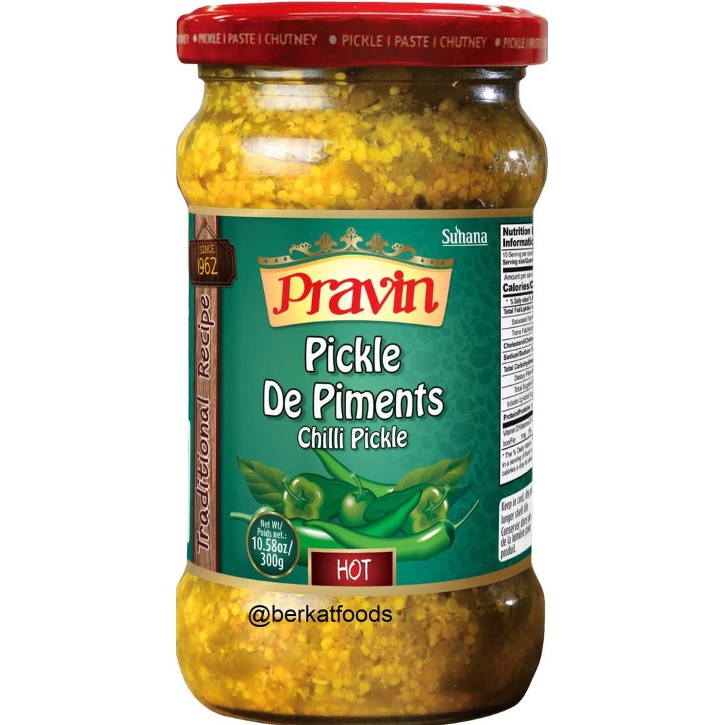 

&<&<&<&] Green Chilli Pickle Pravin by Suhana / Acar Cabai Hijau India / Mirch Mirchi Pickles