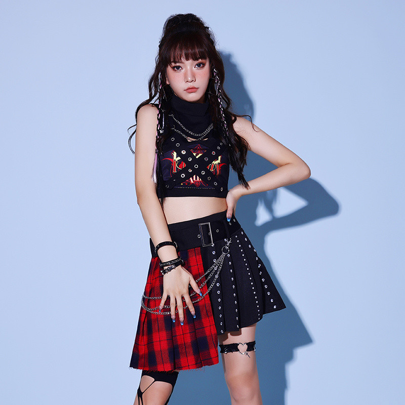 Girl Group Performance Costume Korean Dance kpop Song-Promotion Costume College Student Dancing Clot