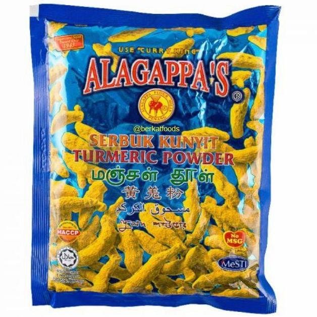 

langsung order saja] Turmeric Powder Alagappa's / Haldi Curcuma / Kunyit Bubuk Alagappas
