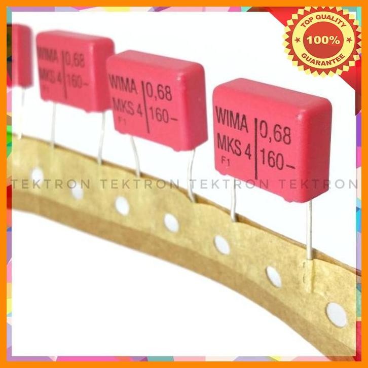(TEK) CAPACITOR 680NF 160V WIMA MKS 10 KAPASITOR 0.68UF KONDENSATOR 0,68UF