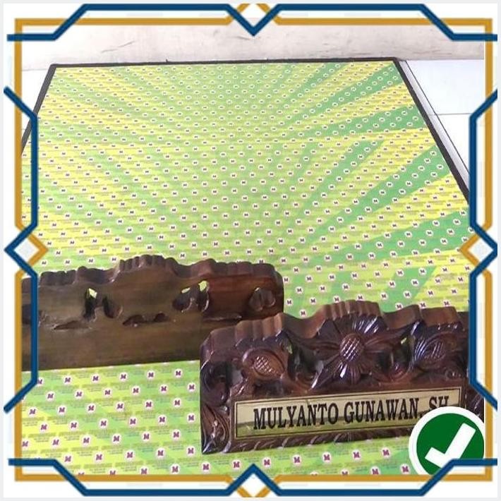 [MUL] PAPAN NAMA MEJA UKIR KAYU - PAPAN NAMA MEJA CUSTOM MURAH - NAMA KAYU
