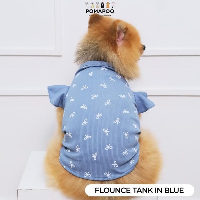 POMAPOO - Baju Kucing dan Baju Anjing Flounce Tank