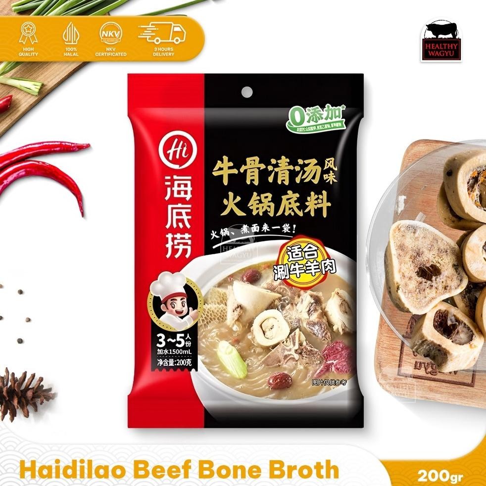 

Haidilao Beef Bone Broth Hotpot Soup Kaldu Tulang Sapi Premium Healthy Wagyu