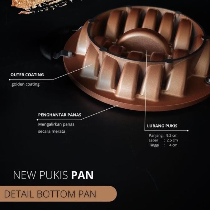 Signora New Pukis Pan Kompor | Cetakan Kue Pukis Happy Call Original Dan Terpercaya