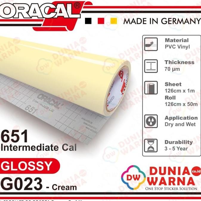 ORACAL 651 023 CREAM GLOSS METERAN