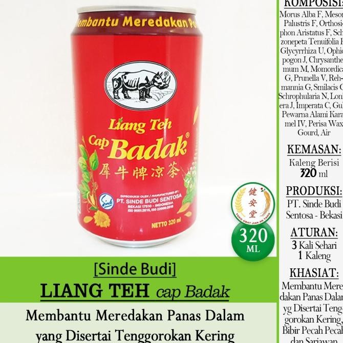 

>>>>>] LIANG TEH cap Badak [ ] 320ml u.Panas Dalam, Tenggorokan Kering, Bibir Pecah Pecah