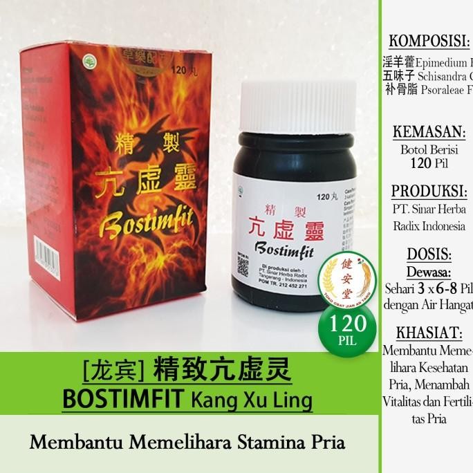 best produk] BOSTIMFIT Kang Xu Ling [] 120pil u.Kesehatan-Kesuburan Pria