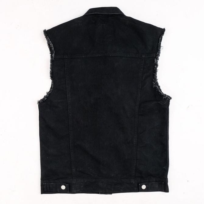 Sale Bespoke Project - Black Denim Vest
