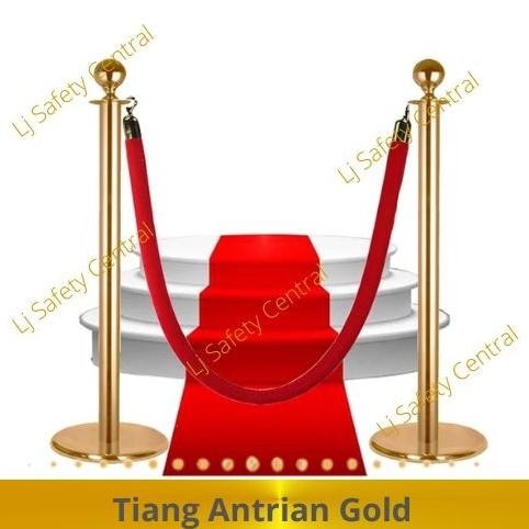 

Queue Line Tiang Antrian Pembatas Stainless