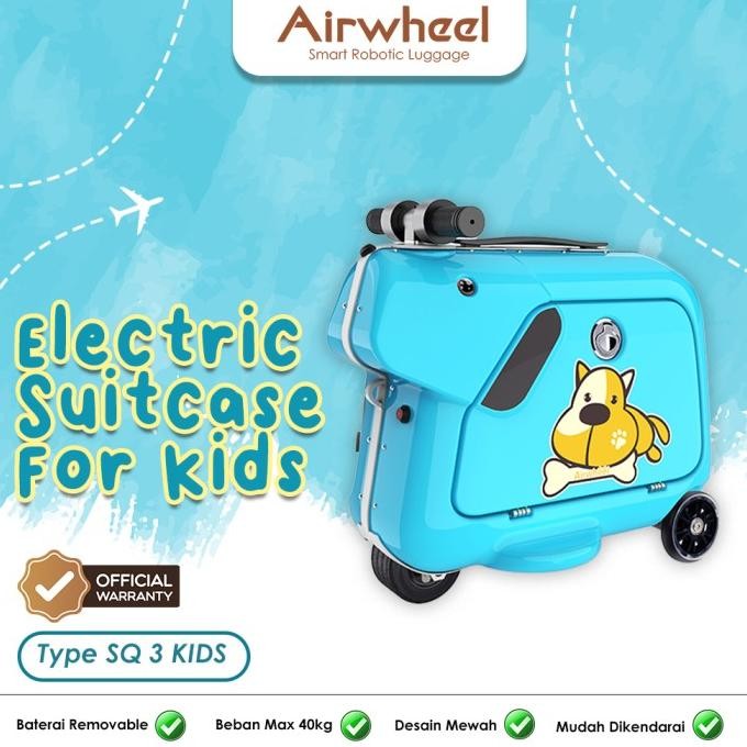 MURAH AIRWHEEL KOPER SQ 3 MINI BIRU