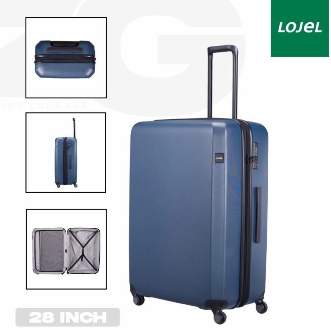 HOT PROMO koper lojel 28 inch large rando zip TSA LOCK EXPAND - biru original