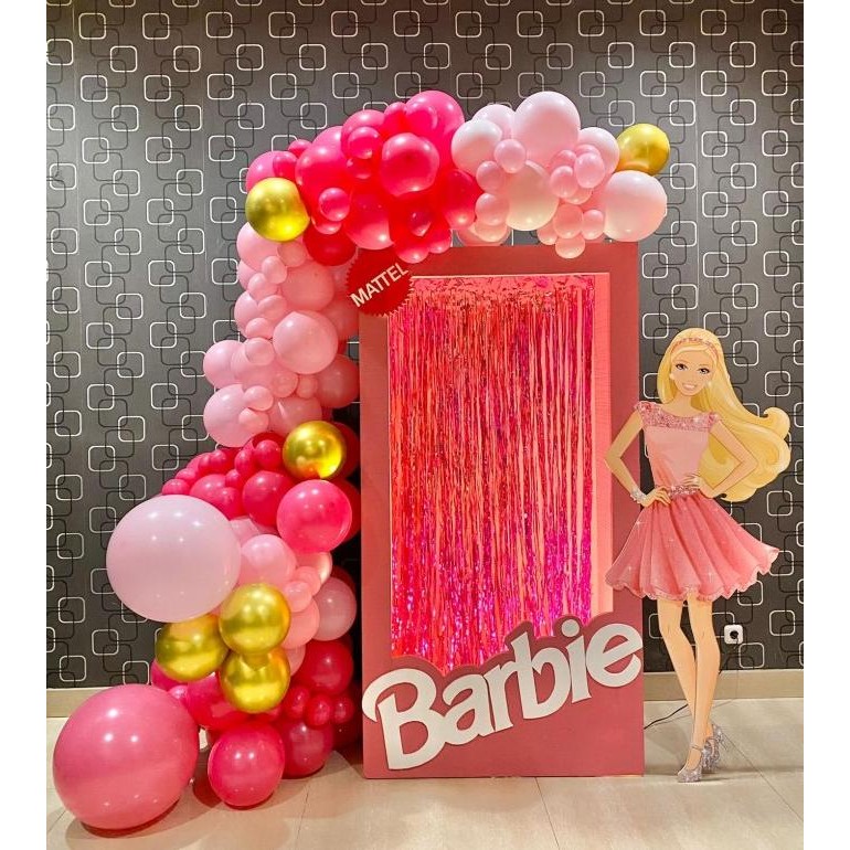 ~^~^~^] Backdrop photobooth box barbie pink / dekorasi pesta ulang tahun