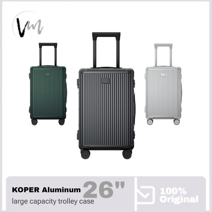 HOT PROMO Xiaomi MiJia Koper 26" Aluminum Frame Carrying Case with TSA Customs Lock 26 inch Luggage