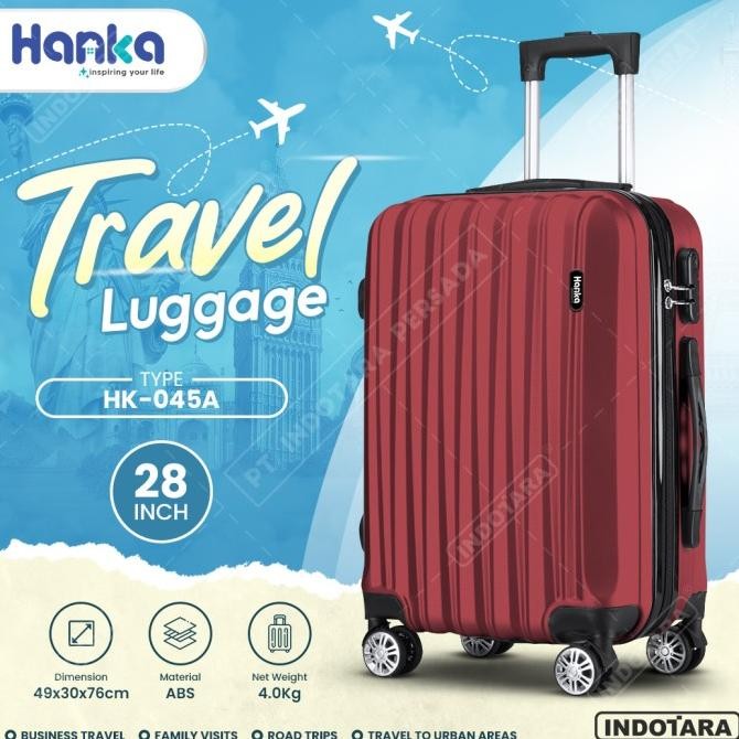 HRG DISKON 28" Koper Bagasi Koper Cabin Koper Murah Koper 28 inch Hanka
